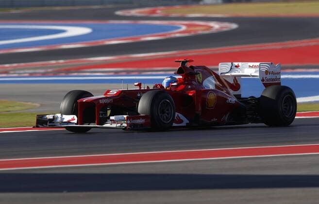 Motorsports: FIA Formula One World Championship 2012, Grand Prix of United States, 5 Fernando Alonso (ESP, Scuderia Ferrari), xHOCHxZWEIx