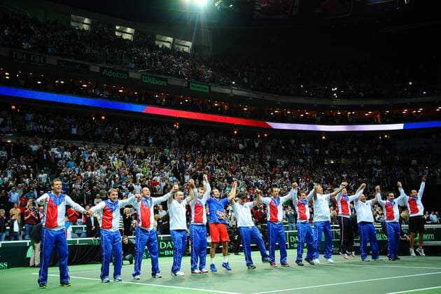 Czech team TENNIS : CZE vs ESP - Finale - Daviscup - 18 11 2012 CouvercelleXTennismag 