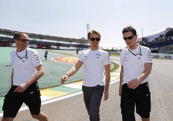 Motorsports: FIA Formula One World Championship 2012, Grand Prix of Brazil, 8 Nico Rosberg (GER, Mercedes AMG Petronas F1 Team), xHOCHxZWEIx