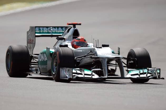 Michael Schumacher (Mercedes GP) GP Brasilien 2012 Formel 1 Grand Prix Brasilien 2012