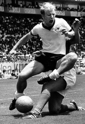 Berti Vogts (BR Deutschland) im Länderspiel gegen Mexiko