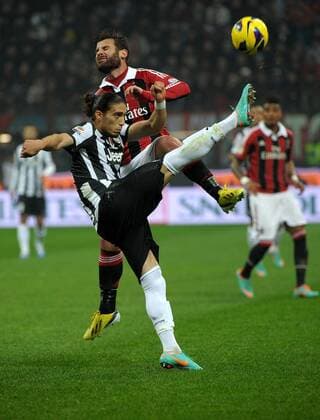 Martin Caceres Juventus Calcio - AC Milan vs Juventus Turin Serie A - Mailand 25 11 2012 Stadio San Siro Milano Football Calcio 2012 2013 federicoxtardito