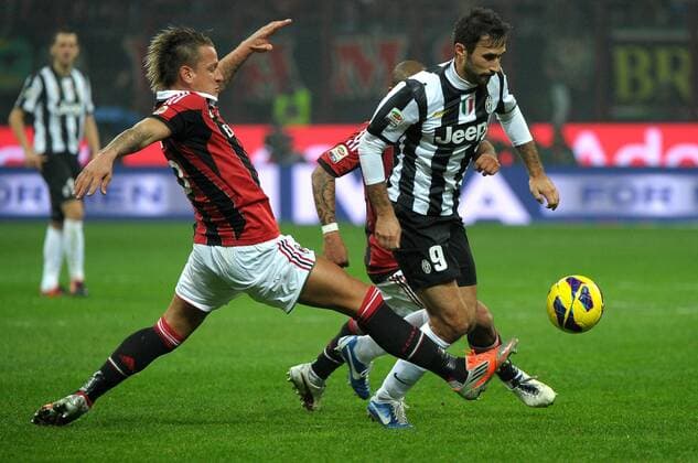 Mirko Vucinic Juventus Calcio - AC Milan vs Juventus Turin Serie A - Mailand 25 11 2012 Stadio San Siro Milano Football Calcio 2012 2013 federicoxtardito