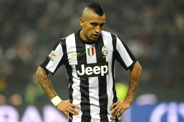 Mailand, 25 11 2012 - campionato di calcio serie A AC Milan-Juventus Turin: Arturo Vidal 