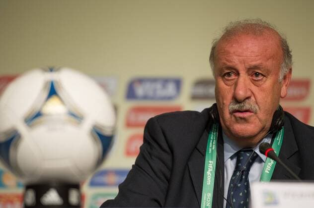 Vicente Del Bosque (Trainer Spanien) während einer Pressekonferenz zum FIFA Confederation Cup. Sao Paulo SP, Brasilien 30 11 2012. x(725)xMarceloxMachadoxdexMelox x  (13102) Entrevista da Copa das C