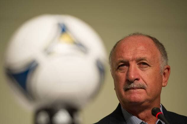 Luiz Felipe Scolari (Trainer Brasilien) während einer Pressekonferenz zum FIFA Confederation Cup. Sao Paulo SP, Brasilien 30 11 2012. x(725)xMarceloxMachadoxdexMelox x  (13102) Entrevista da Copa das C