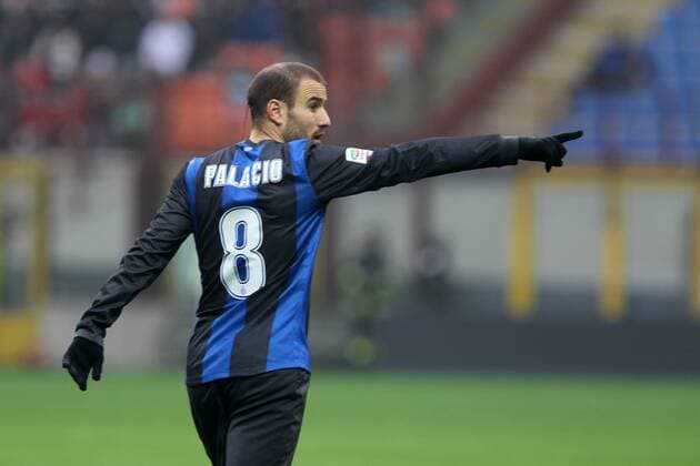 Rodrigo Palacio Inter.Milano 02 12 2012 Stadio San Siro .Football Calcio Serie A 2012 13.Inter v Palermo. PaoloxNucci