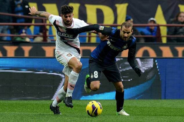 Serie A, Inter Mailand - US Palermo, Eros Pisano, rodrigo palacio (Hinweis: Verwendung nur in Deutschland - only Germany) xHOCHxZWEIx xItalyxPhotoxPressx 