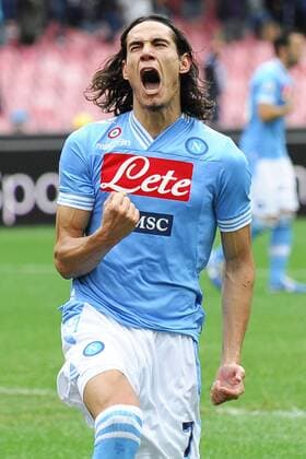 Neapel, Serie A - SSC Neapel vs. Delfino Pescara 1936: Edinson Cavani 