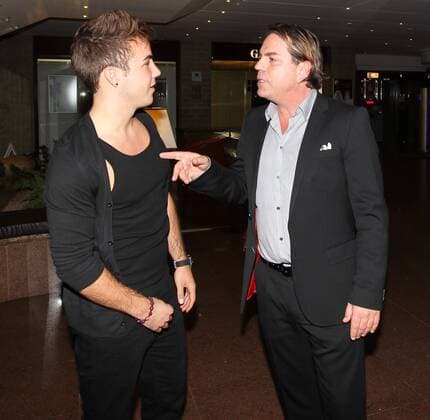 Sports Total Maritim Hotel Köln Datum: 24.11.2012 Links: Mario Götze Rechts: Spielerberater Volker Struth