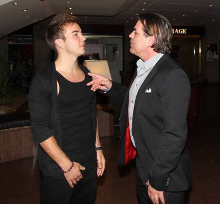 Sports Total Maritim Hotel Köln Datum: 24.11.2012 Links: Mario Götze Rechts: Spielerberater Volker Struth