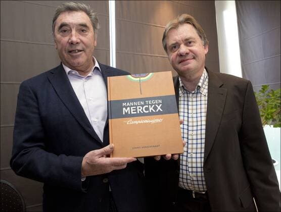 Eddy Merckx - Johnny Vansevenant - Buchpräsentation - Dans l ombre d Eddy Merckx - von Johnny Vansevenant - Erps-Kwerps, Belgien - Photonews Panoramic 