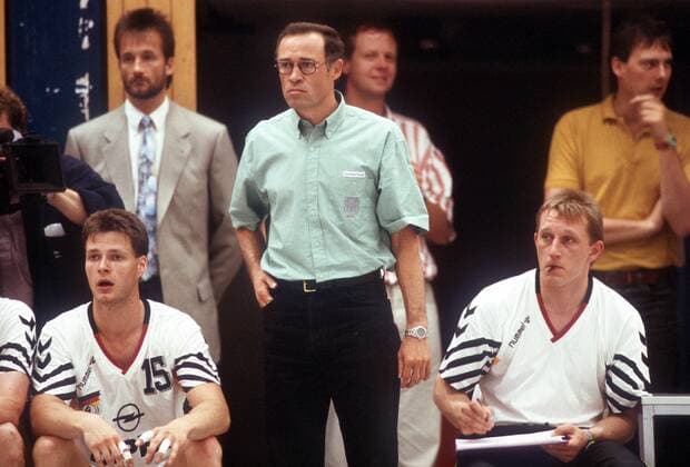 Handball - DHB Sportdirektor und Bundestrainer Arno Ehret und Co-Trainer Michael Biegler-Wirtz (Deutschland)