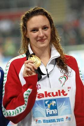 Katinka Hosszu Hungary Gold Medal Women s 200m butterfly Istanbul 12 12 2012 Istanbul andreaxstaccioli
