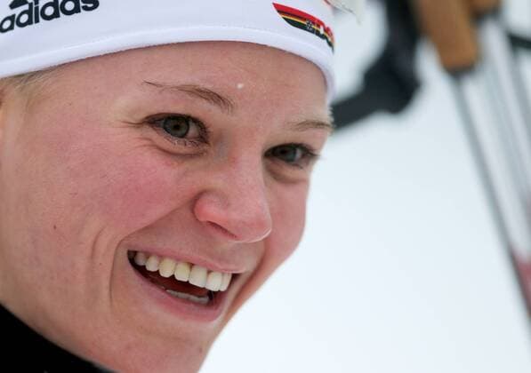 BIATHLON - IBU WC Pokljuka POKLJUKA,SLOWENIEN,16.DEZ.12 - BIATHLON - IBU Weltcup, 12,5km Massenstart der Damen. Bild zeigt Miriam Gössner (GER). 