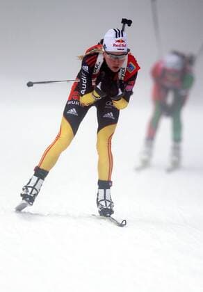 BIATHLON - IBU WC Pokljuka POKLJUKA,SLOWENIEN,16.DEZ.12 - BIATHLON - IBU Weltcup, 12,5km Massenstart der Damen. Bild zeigt Miriam Gössner (GER). 