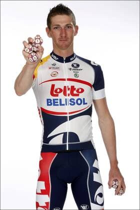 Jurgen Van Den Broeck Radsport Team Lotto Belisol - Präsentation in Hasselt, Belgien - 19 12 2012 PhotonewsxPanoramic 