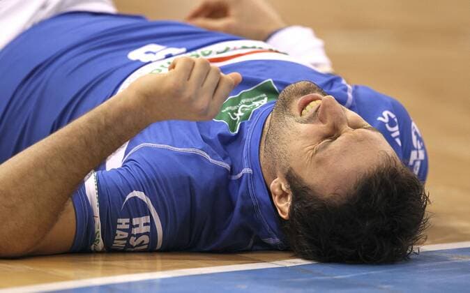 Enttäuschung beim HSV , Igor Vori am Boden Mittwoch, 19.12.2012, HBL 1. Bundesliga Handball HSV - MT Melsungen 38 - 27