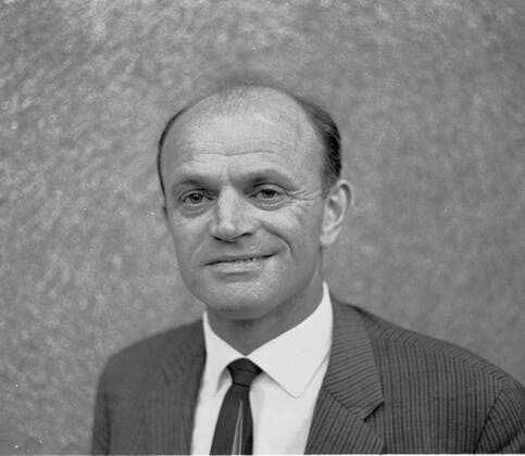 Fußball, Trainerhistorie, Wuppertaler SV Qualifikation zur Aufstiegsrunde, Saison 1963 1964, Wuppertaler SV - FK Pirmasens, 24. Mai 1964, Trainer Alfred Adi Preißler (FK Pirmasens) Portrait