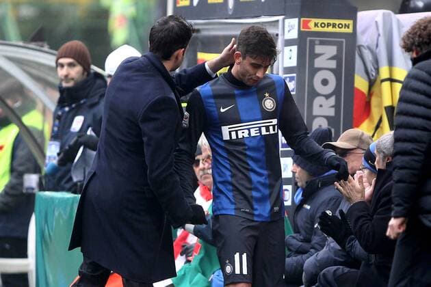 Andrea Stramaccioni, Ricardo Alvarez Inter - Milano, 22.12.2012 - Serie A 2012 2013 - Inter Milano vs FC Genoa CFC 1893 - PaoloxNucci
