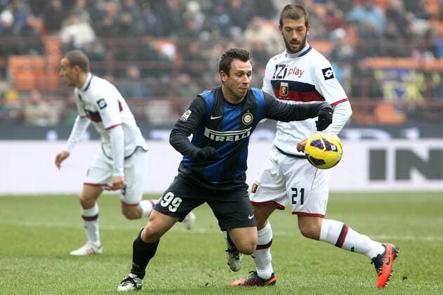 Antonio Cassano Inter.Milano 22 12 2012 Stadio S.Siro .Football Calcio Serie A 2012 13.Inter v Genoa. PaoloxNucci