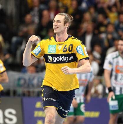 Kim EKDAHL (Rhein Neckar Löwen), Jubel, Freude, Emotionen 22.12.2012, GER, Handball, DKB Bundesliga, Saison 2012 2013, Rhein Neckar Löwen vs Frisch Auf Göppingen