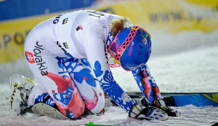 29.12.2012, Panoramapiste, Semmering, AUT, FIS Weltcup Ski Alpin, Slalom, Damen, Podium, im Bild Veronika Velez Zuzulova (SVK, 1. Platz)
