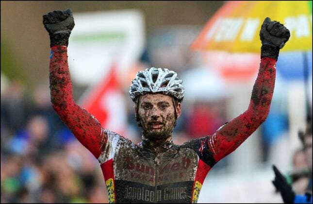 Kevin Pauwels of Sunweb Napoleon Games CYCLO CROSS : Trophee Banque Bpost - Baal - Belgique - 01 01 2013 Photonews Panoramic 