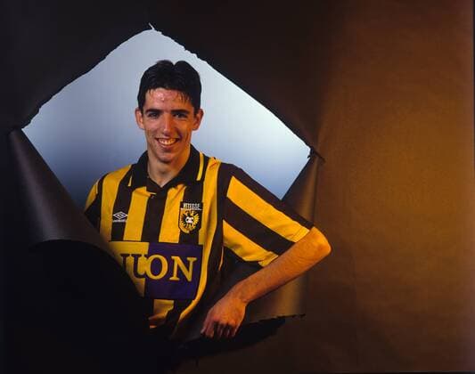 Roy Makaay of Vitesse Arnhem during a photoshoot Vitesse Arnhem 1994 1995 xVIxRobertxCollettexIVx 1317088