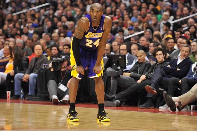 January 4 2013 Los Angeles, CA..Lakers Kobe Bryant 24 during the NBA Basketball Herren USA Basketball game between the Los Angeles Lakers and the Los Angeles Clippers at Staples Center in Los Angeles, California. The Clippers defeated the Lakers, 107-102. Josh Thompson Cal Media NBA Basketball Herren USA 2013: Lakers vs Clippers JAN 04 - ZUMAct7