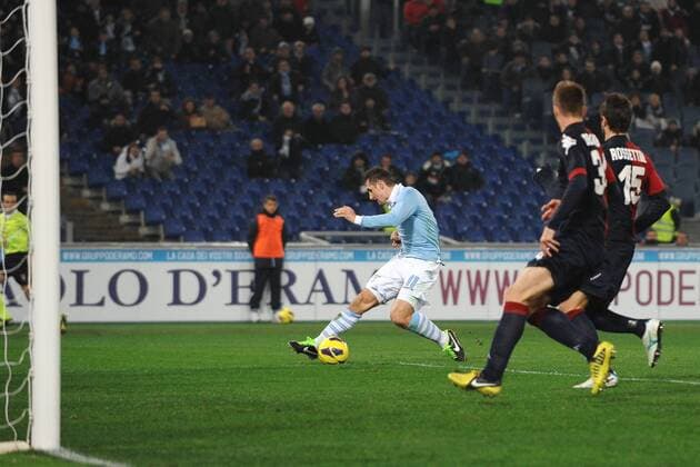 Miroslav Klose Lazio 05 01 2013 Roma.Stadio Olimpico.Football Calcio 2012 2013. Campionato di Calcio Serie A; Lazio Rom - Cagliari Calcio. andreaxstaccioli