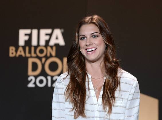 Fussball International FIFA Ballon d Or Weltfussballerin 2012 Pressekonferenz 07.01.2013 Alex Morgan (USA) 