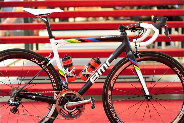 Rad von Philippe Gilbert CYCLISME : BMC Switzerland - Presentation - Nazareth - 13 01 2013 PhotoXnews 