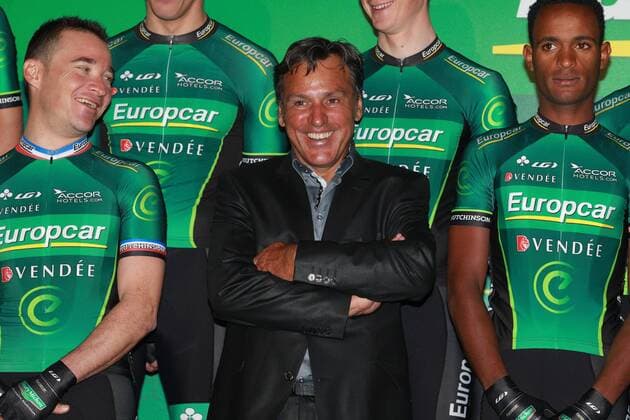 Jean-Rene Bernaudeau CYCLISME : Presentation de l equipe Europcar - Montigny le Bretonneux - 11 01 2013 PatrickPichon Panoramic 