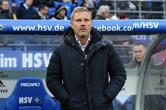 Fußball Testspiel Hamburger SV - Austria Wien am 12.01.2013 in der Imtech Arena in Hamburg Thorsten Fink ( Trainer Hamburg )