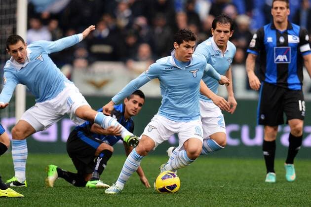Hernanes Lazio .Roma - Rom, 13.01.2013 - Serie A 2012 2013 - Lazio Rom vs Atalanta Bergamo - andreaxstaccioli