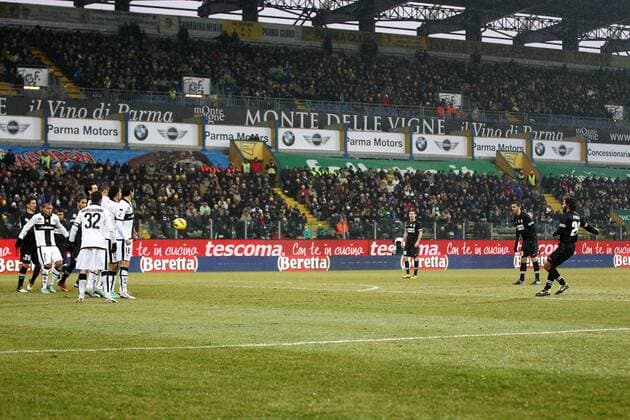 Andrea Pirlo Juventus.goal celebration - Parma, 13.01.2013 - Serie A 2012 2013 - FC Parma vs Juventus Turin - PaoloxNucci