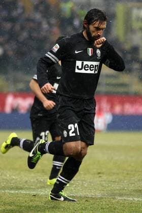 Andrea Pirlo Juventus.goal celebration - Parma, 13.01.2013 - Serie A 2012 2013 - FC Parma vs Juventus Turin - PaoloxNucci