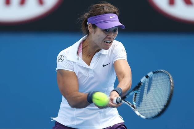 Li Na, CHN, during first round of the 2013 Tennis Australian Open in Melbourne, 14 01 2013 -