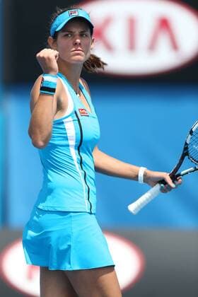 Julia Görges, GER, during first round of the 2013 Tennis Australian Open in Melbourne, 14 01 2013 -