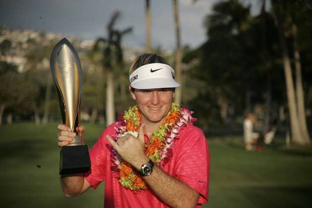 Jan. 13, 2013 - Honolulu, HI, USA - January 13, 2013: Russell Henley wins the Sony Open with lowest score in tournament history at 24 under at Waialae Country Club in Honolulu, HI. PGA Golf Herren Golf: Sony Open JAN 13 - ZUMAc04