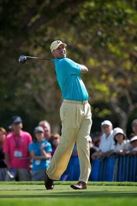 Jan. 13, 2013 - Honolulu, HI, USA - January 11, 2013: Matt Kuchar tees off during the second round of the Sony Open at Waialae Country Club in Honolulu, HI. PGA Golf Herren Golf: Sony Open JAN 11 - ZUMAc04