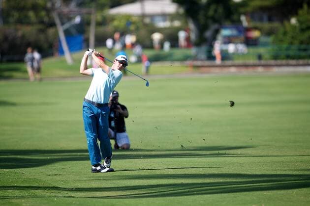 Jan. 13, 2013 - Honolulu, HI, USA - January 11, 2013: Scott Langley during the second round of the Sony Open at Waialae Country Club in Honolulu, HI. PGA Golf Herren Golf: Sony Open JAN 11 - ZUMAc04