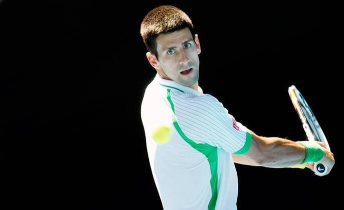 TENNIS - ATP, Australian Open 2012 MELBOURNE,AUSTRALIEN,14.JAN.13 - TENNIS - ATP Tennis Herren World Tour, Grand Slam, Australian Open. Bild zeigt Novak Djokovic (SRB). 