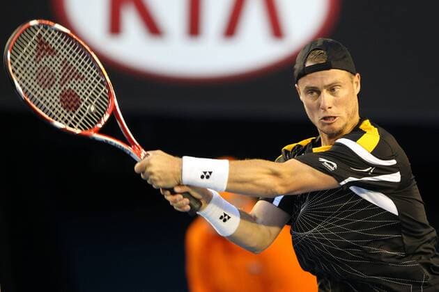Lleyton Hewitt, AUS, during first round of the 2013 Tennis Australian Open in Melbourne, 14 01 2013 -