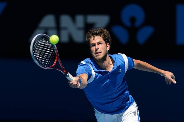 Jan. 15, 2013 - Melbourne, Victoria, Australia - January 15, 2013: Robin Haase (NED) in action in a first round match on day two of the 2013 Australian Open grand slam tennis tournament at Melbourne Park in Melbourne, Australia. SydneyxLow Cal Media Tennis 2013: Australian Open JAN 15 - ZUMAc04