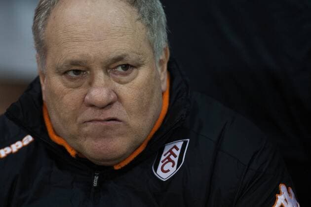 Fußball, Trainerhistorie FC Fulham von 1904 bis heute Football - 2012 2013 FA Cup Third Round Replay - Blackpool FC - Fulham FC; Fulham s manager, Martin Jol at Bloomfield Road 