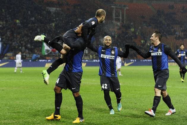 Milano 15 01 2013 - coppa Italia Inter Mailand - Bologna FC; Rodrigo Palacio 