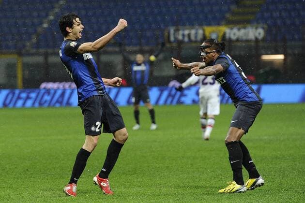 Milano 15 01 2013 - coppa Italia Inter Mailand - Bologna FC; Andrea Ranocchia 