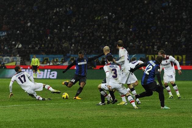 Milano 15 01 2013 - coppa Italia Inter Mailand - Bologna FC; Guarin 